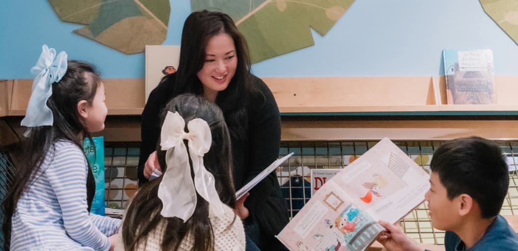 Claire Sumadiwirya and her kids